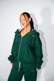 Oversized Olive Green Zip Up