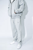 Oversized Light Grey Zip Up