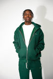 Oversized Olive Green Zip Up