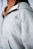 Oversized Light Grey Zip Up