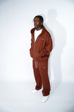 Oversized Brown Zip Up