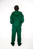 Oversized Olive Green Zip Up
