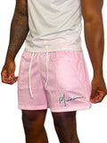 Pink Mesh Shorts