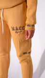 Tan Vintage College Sweats