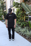 OVERSIZE BLACK HEAVY TEE