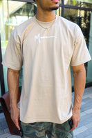 OVERSIZE TAN HEAVY TEE