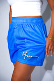 Blue Mesh Shorts