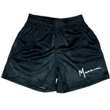 Black Mesh Shorts