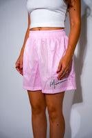 Pink Mesh Shorts