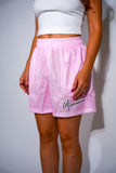 Pink Mesh Shorts
