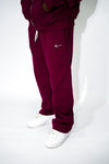 Burgundy Sweats