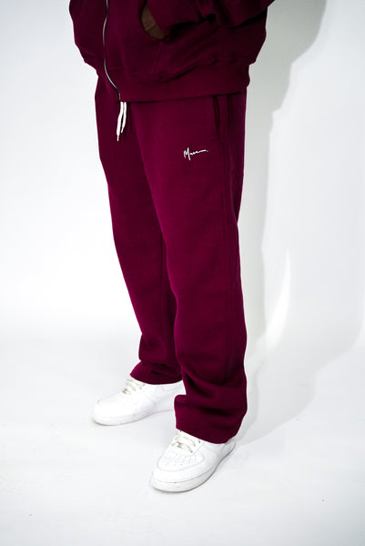 Burgundy Sweats