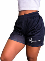 Black Mesh Shorts
