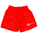 Red Mesh Shorts