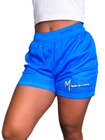 Blue Mesh Shorts