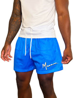 Blue Mesh Shorts