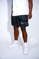 Black Mesh Shorts
