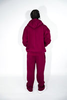 Burgundy Sweats