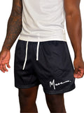 Black Mesh Shorts