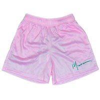 Pink Mesh Shorts