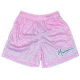 Pink Mesh Shorts