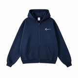 Oversized Navy Zip Up