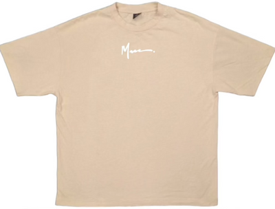 OVERSIZE TAN HEAVY TEE