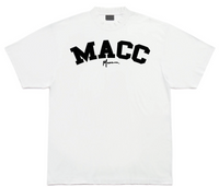 Basic White "Macc" Tee