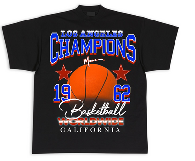 Black La Champions Tee