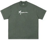 OVERSIZE OLIVE GREEN HEAVY TEE