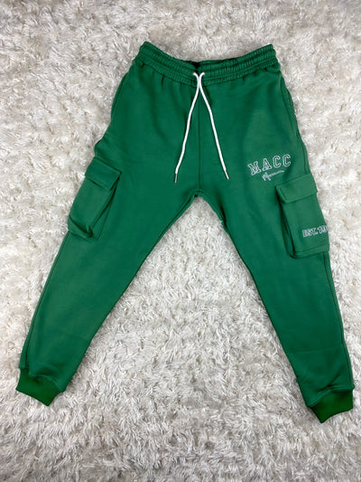 Olive Green Cargo Sweats