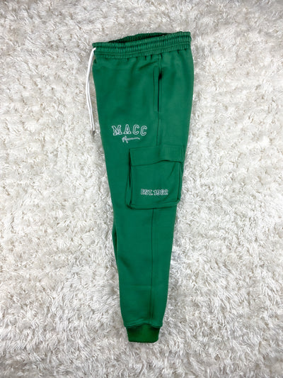 Olive Green Cargo Sweats