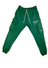 Olive Green Cargo Sweats