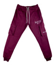 Burgundy Cargo Sweats