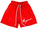 Red Mesh Shorts