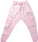 Pink Vintage College Sweats